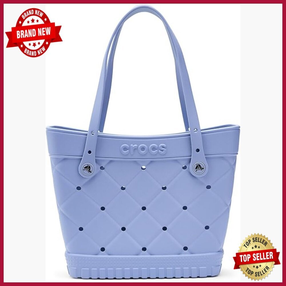 Medium Quilted Look Tote Bag with Shoulder Strap